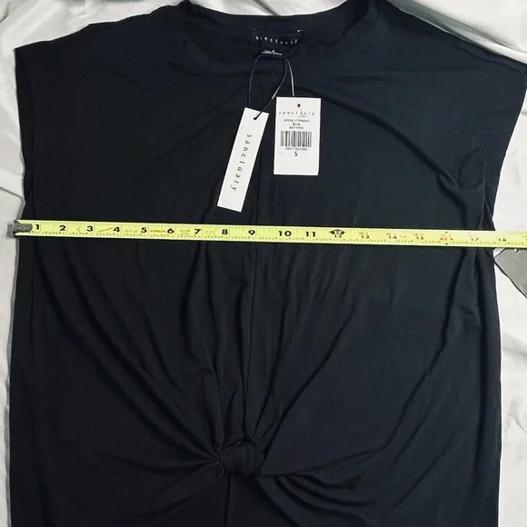 Sanctuary Black Knot Front Tee NWT - Picture 3 of 5
